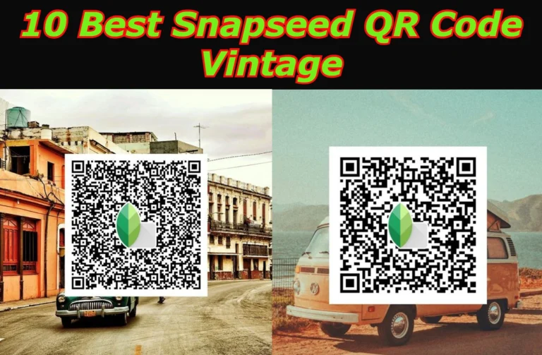 snapseed qr code vintage